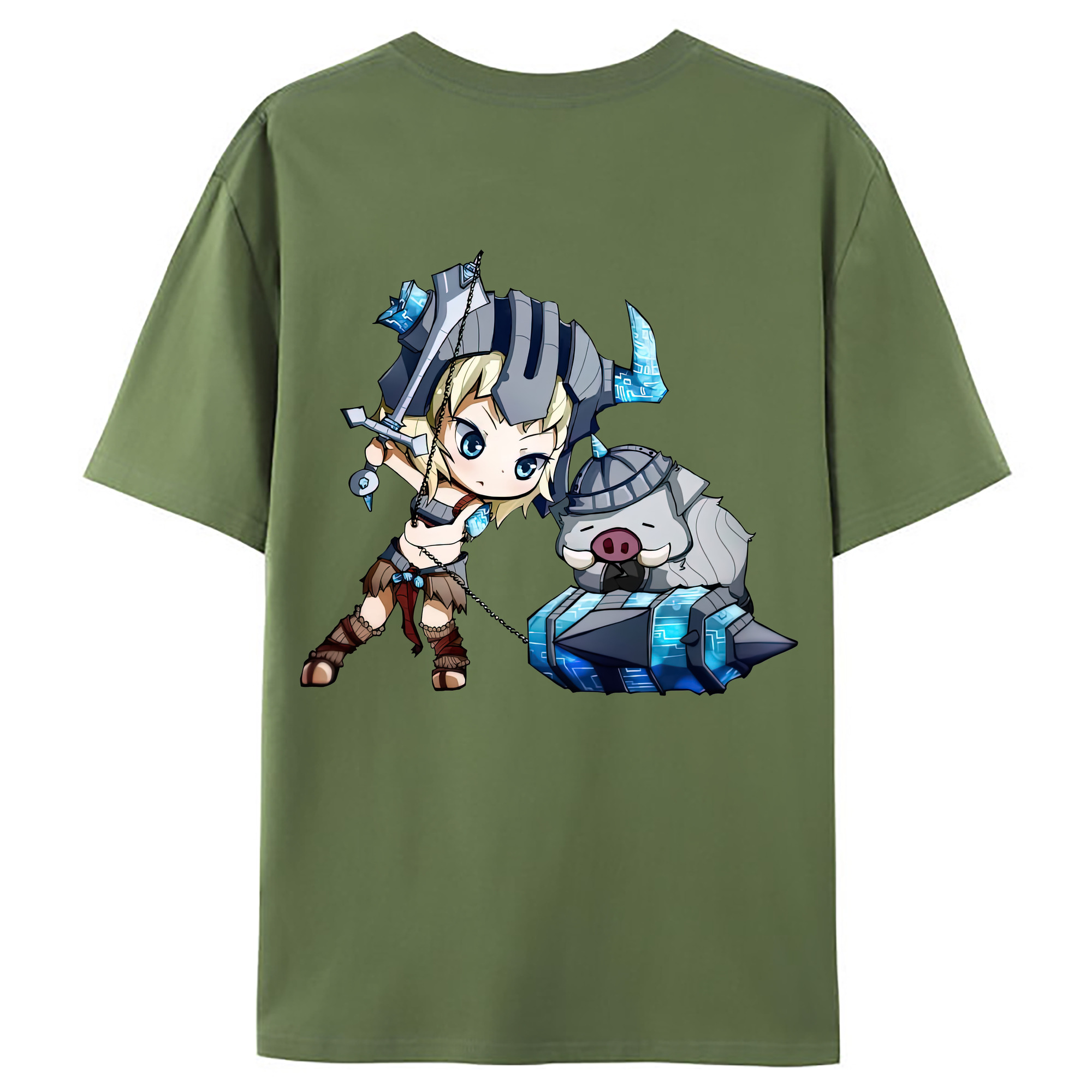 （画像用） リーグ・オブ・レジェンド League of Legends LOL 綿100％ メンズ半袖Tシャツ（バックプリント） 通気性
